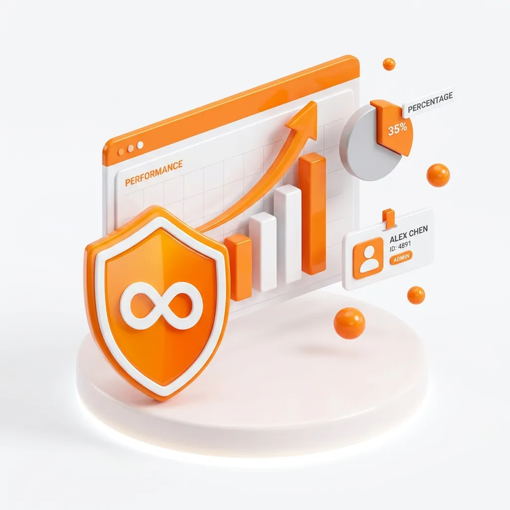 Meta Whitelist 3D Illustration